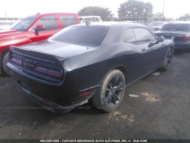 2C3CDZAG3GH250232 - 2016 DODGE CHALLENGER SXT BLACK photo 4