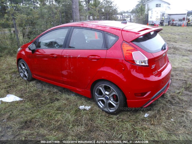 3FADP4GX9FM135528 - 2015 FORD FIESTA ST RED photo 3