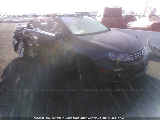 WVWFW8AH9FV000389 - 2015 VOLKSWAGEN EOS LUX/EXECUTIVE GRAY photo 1