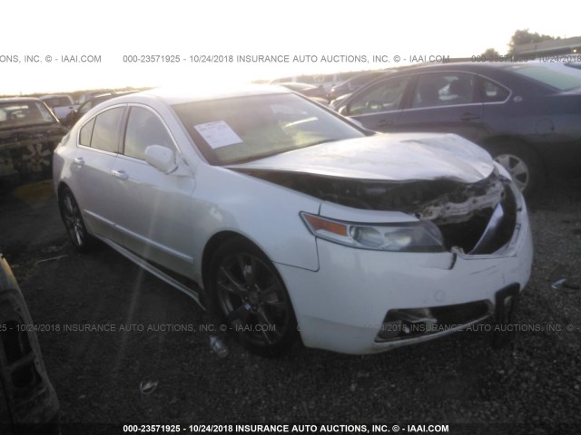 19UUA96519A006100 - 2009 ACURA TL WHITE photo 1