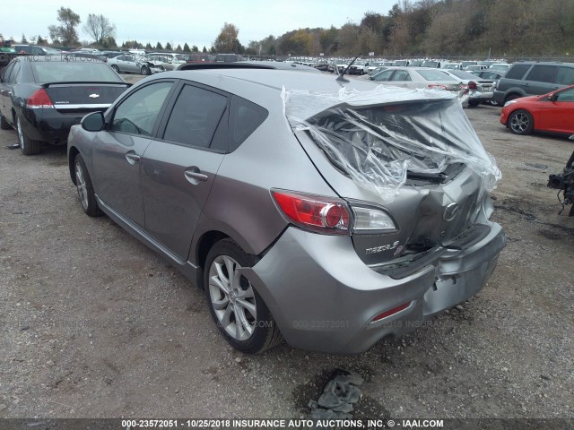 JM1BL1H52A1297984 - 2010 MAZDA 3 S GRAY photo 3