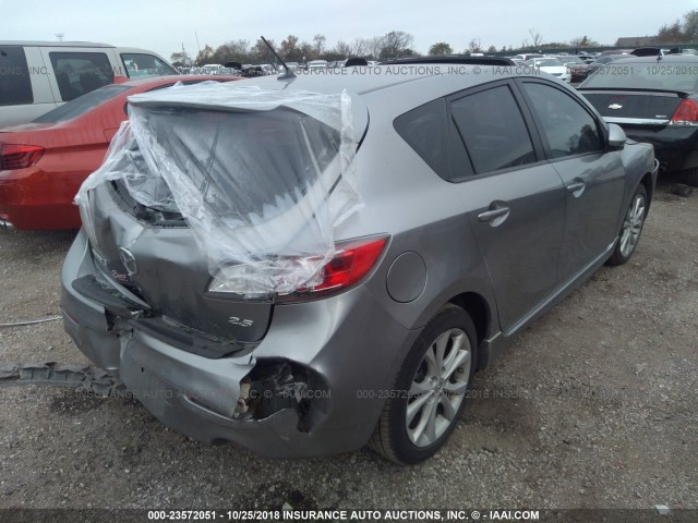 JM1BL1H52A1297984 - 2010 MAZDA 3 S GRAY photo 4