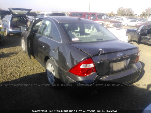 1FAHP24197G141847 - 2007 FORD FIVE HUNDRED SEL GRAY photo 3