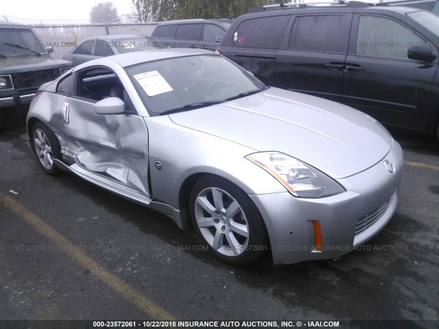 JN1AZ34D44T163203 - 2004 NISSAN 350Z COUPE SILVER photo 1