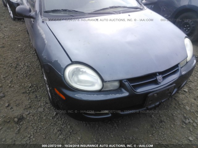 1B3ES56C72D591911 - 2002 DODGE NEON ES BLUE photo 6