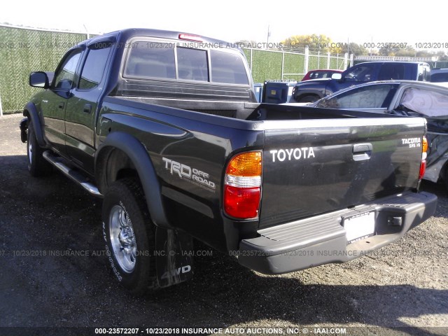 5TEHN72N93Z253375 - 2003 TOYOTA TACOMA DOUBLE CAB 黑色 照片 3