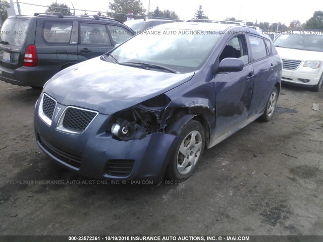 5Y2SP67829Z405501 - 2009 PONTIAC VIBE BLUE photo 2