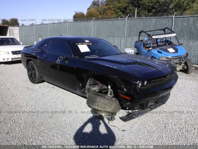 2C3CDZAG5GH114121 - 2016 DODGE CHALLENGER SXT BLACK photo 1