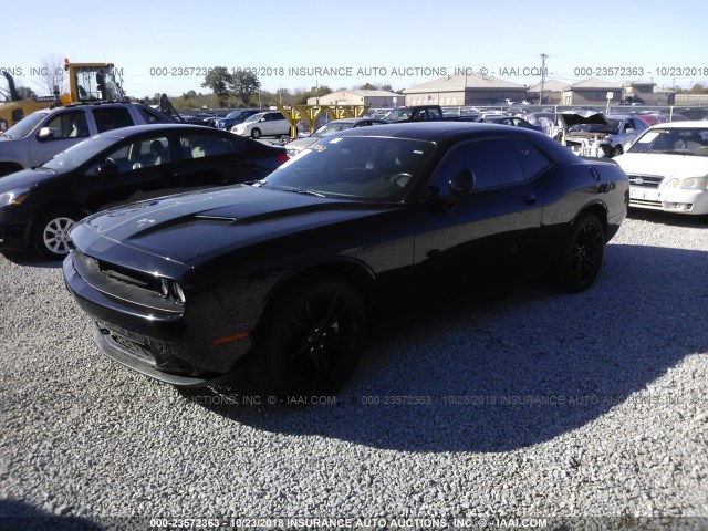 2C3CDZAG5GH114121 - 2016 DODGE CHALLENGER SXT BLACK photo 2