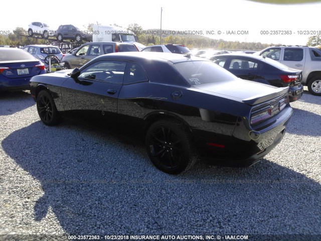 2C3CDZAG5GH114121 - 2016 DODGE CHALLENGER SXT BLACK photo 3