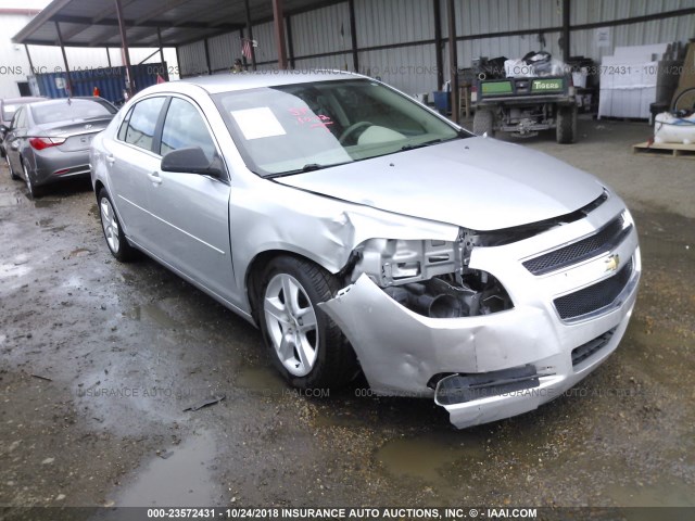 1G1ZB5E07CF108259 - 2012 CHEVROLET MALIBU LS 银色 照片 1