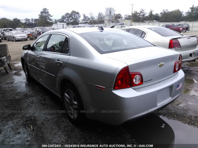1G1ZB5E07CF108259 - 2012 CHEVROLET MALIBU LS 银色 照片 3