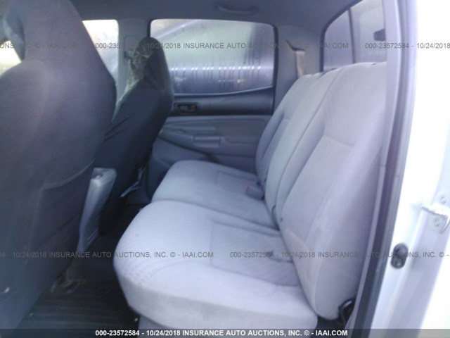 3TMJU4GN6BM122119 - 2011 TOYOTA TACOMA DOUBLE CAB PRERUNNER SILVER photo 8