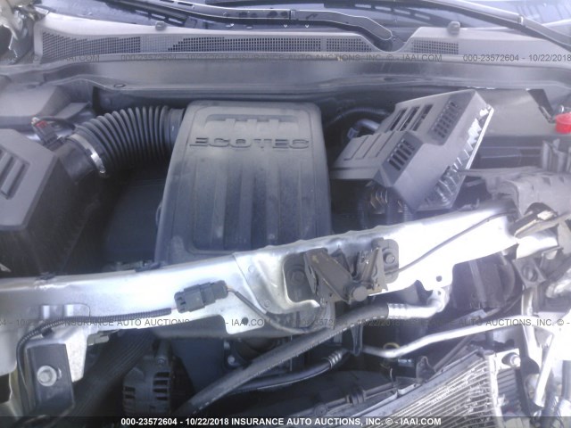 2GNALBEK0E6251835 - 2014 CHEVROLET EQUINOX LT SILVER photo 10