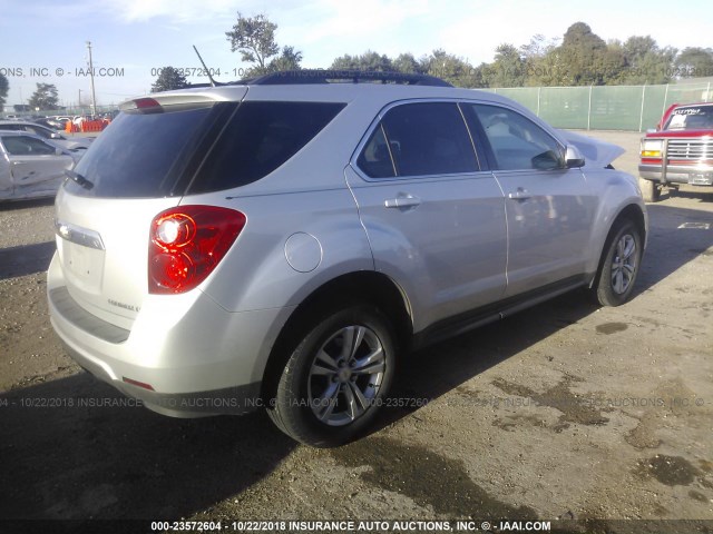 2GNALBEK0E6251835 - 2014 CHEVROLET EQUINOX LT SILVER photo 4