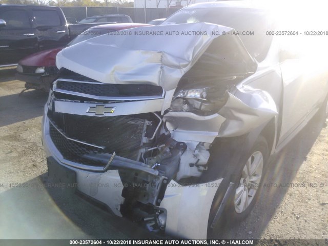 2GNALBEK0E6251835 - 2014 CHEVROLET EQUINOX LT SILVER photo 6