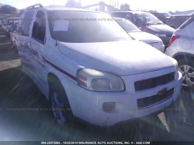 1GBDV13L66D139084 - 2006 CHEVROLET UPLANDER INCOMPLETE WHITE photo 1