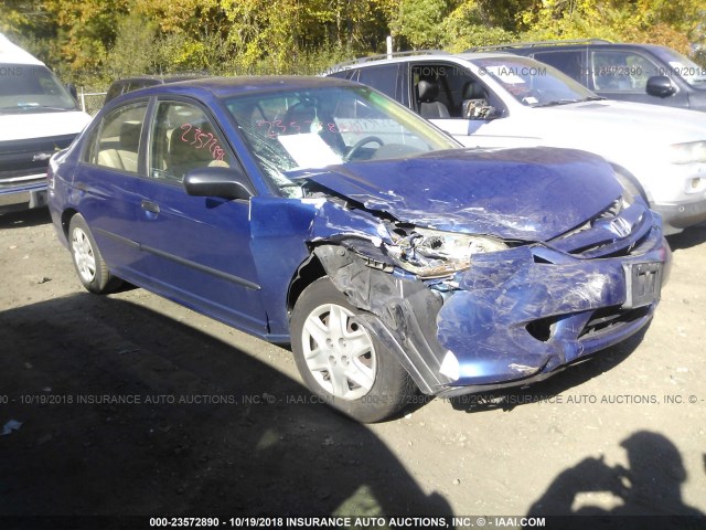 2HGES16355H546188 - 2005 HONDA CIVIC DX VP Mavi foto 1