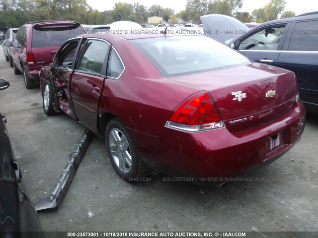 2G1WB5E31F1128354 - 2015 CHEVROLET IMPALA LIMITED LT RED photo 3