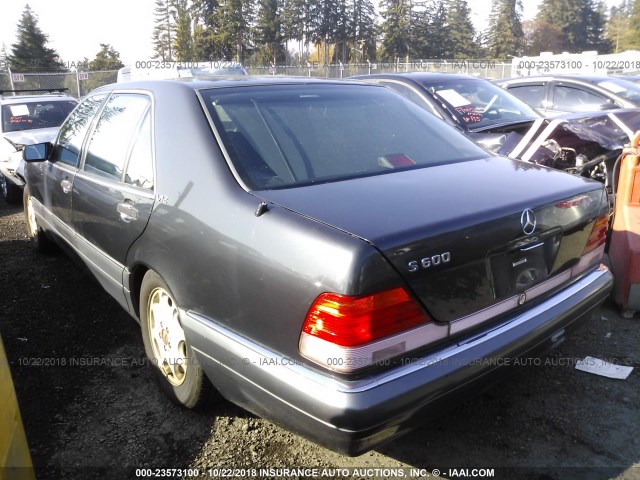 WDBGA57E7TA318432 - 1996 MERCEDES-BENZ S 600 BLACK photo 3