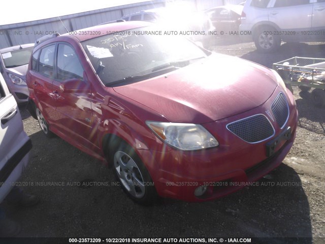 5Y2SL65826Z412183 - 2006 PONTIAC VIBE RED photo 1