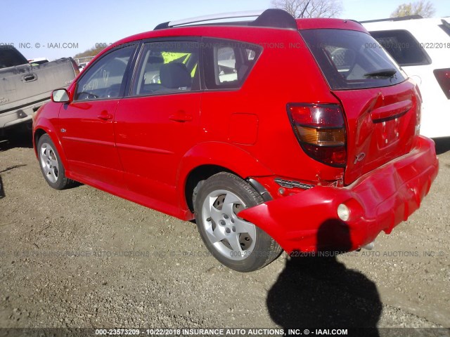 5Y2SL65826Z412183 - 2006 PONTIAC VIBE RED photo 3