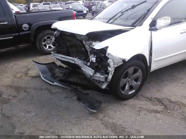 2HNYD28818H520982 - 2008 ACURA MDX SPORT WHITE photo 6