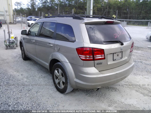 3D4GG57V99T550566 - 2009 DODGE JOURNEY BROWN photo 3