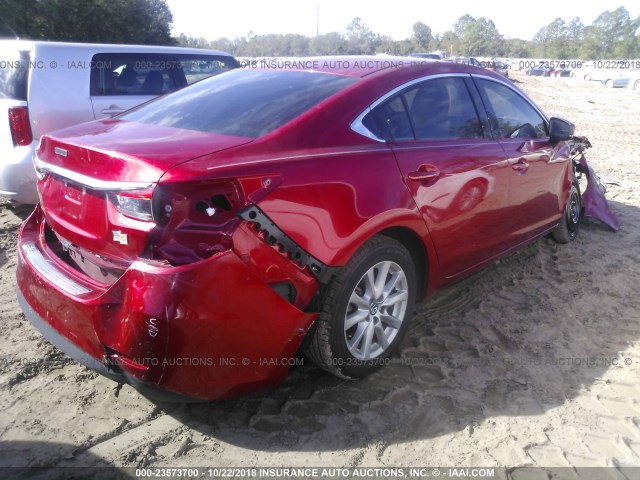 JM1GL1U52H1142938 - 2017 MAZDA 6 SPORT RED photo 4