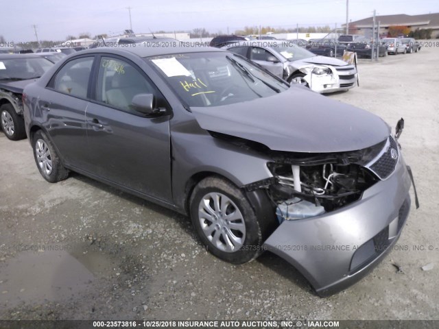 KNAFU4A23C5548374 - 2012 KIA FORTE EX GRAY photo 1