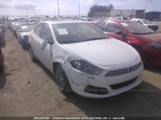 1C3CDFCA0DD293751 - 2013 DODGE DART LIMITED/R/T WHITE photo 1