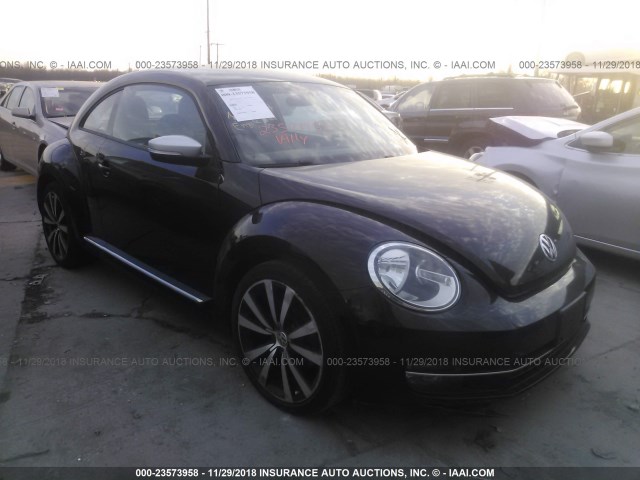 3VWVA7AT8CM605032 - 2012 VOLKSWAGEN BEETLE TURBO BLACK photo 1