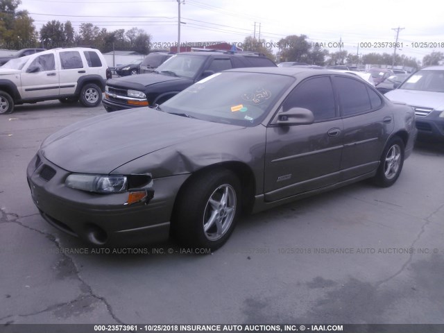 1G2WR521XXF285157 - 1999 PONTIAC GRAND PRIX GTP BROWN photo 2