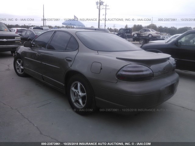 1G2WR521XXF285157 - 1999 PONTIAC GRAND PRIX GTP BROWN photo 3