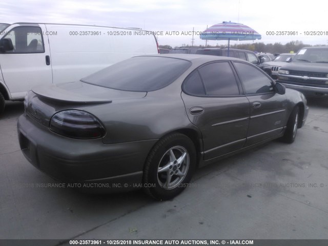 1G2WR521XXF285157 - 1999 PONTIAC GRAND PRIX GTP BROWN photo 4