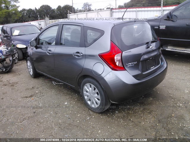 3N1CE2CP2GL351236 - 2016 NISSAN VERSA NOTE S/S PLUS/SV/SL/SR GRAY photo 3