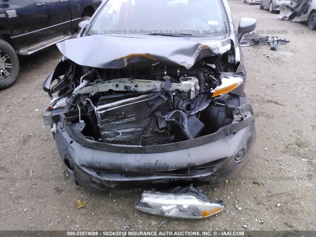 3N1CE2CP2GL351236 - 2016 NISSAN VERSA NOTE S/S PLUS/SV/SL/SR GRAY photo 6