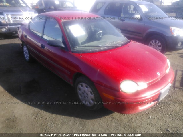 1B3ES47C7VD308243 - 1997 DODGE NEON HIGHLINE/SPORT RED photo 1