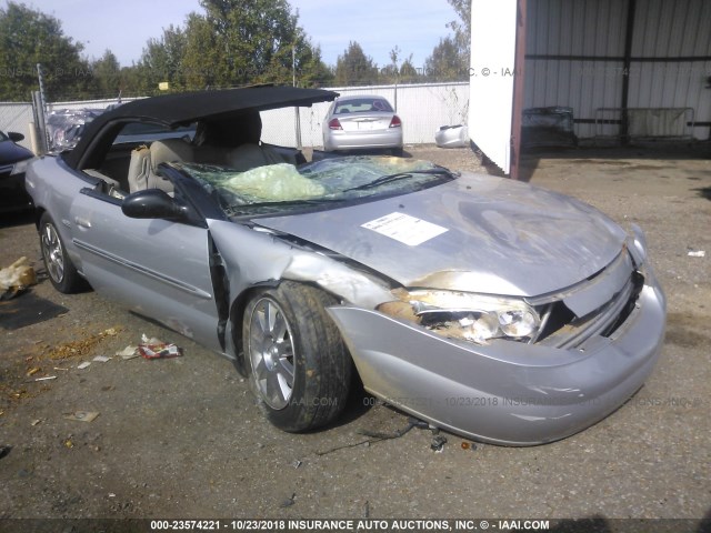 1C3EL65R56N222301 - 2006 CHRYSLER SEBRING LIMITED SILVER photo 1