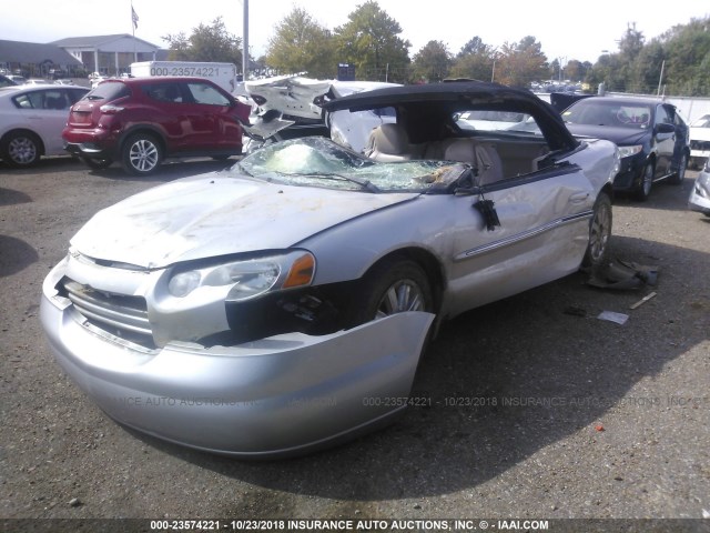 1C3EL65R56N222301 - 2006 CHRYSLER SEBRING LIMITED SILVER photo 2