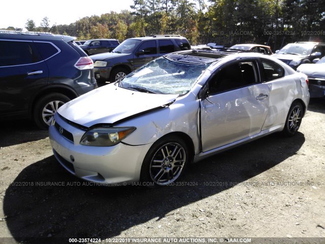 JTKDE177X60134365 - 2006 TOYOTA SCION TC 银色 照片 2