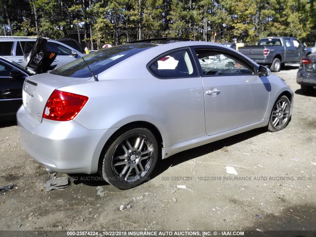 JTKDE177X60134365 - 2006 TOYOTA SCION TC 银色 照片 4