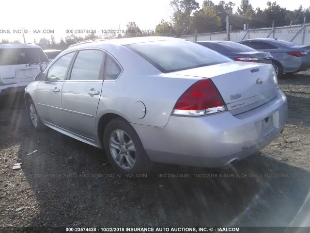 2G1WA5E37E1139764 - 2014 CHEVROLET IMPALA LIMITED LS SILVER photo 3