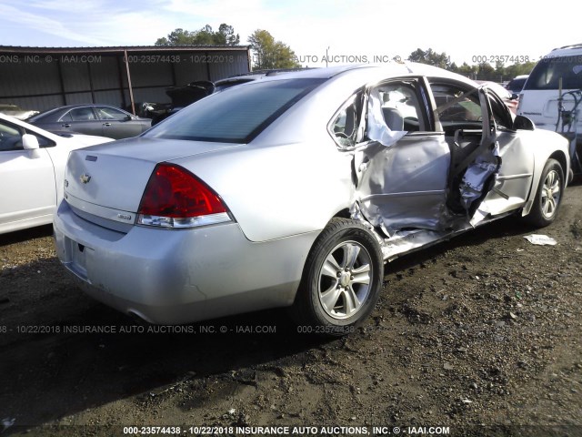 2G1WA5E37E1139764 - 2014 CHEVROLET IMPALA LIMITED LS SILVER photo 4