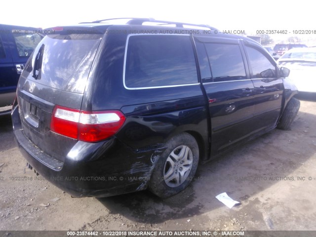 5FNRL38717B063721 - 2007 HONDA ODYSSEY EXL BLACK photo 4