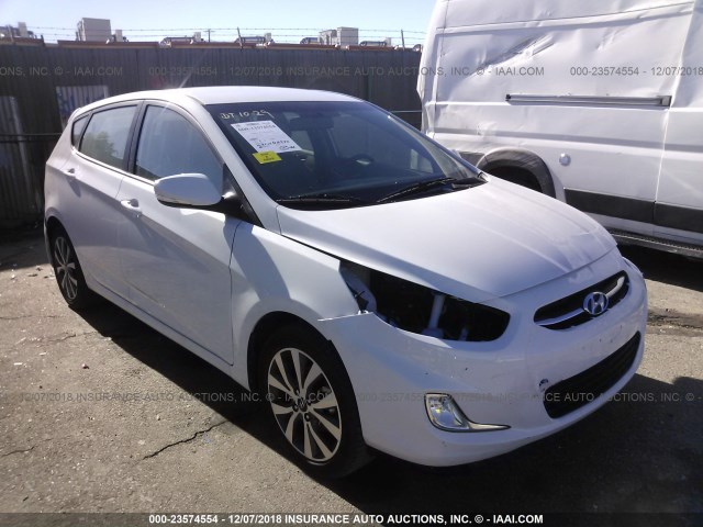 KMHCU5AE3HU357231 - 2017 HYUNDAI ACCENT SPORT WHITE photo 1