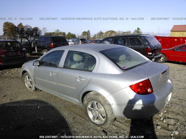 1G1AF5F5XA7151447 - 2010 CHEVROLET COBALT 2LT SILVER photo 3