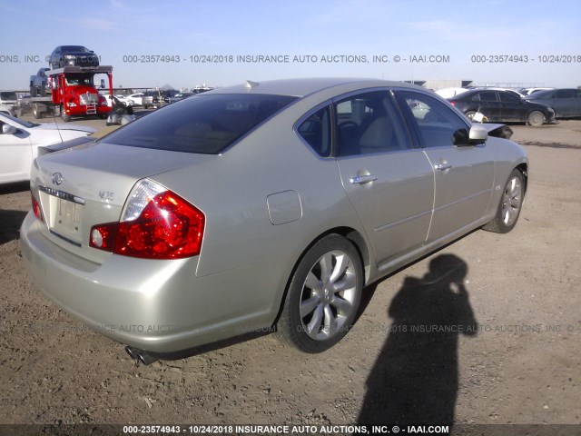 JNKAY01E66M107349 - 2006 INFINITI M35 SPORT Champagne photo 4