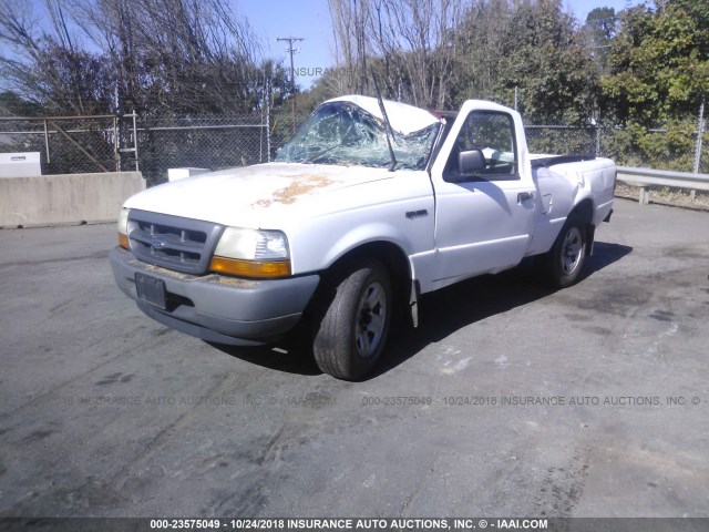 1FTYR10C0YTA18131 - 2000 FORD RANGER WHITE photo 2