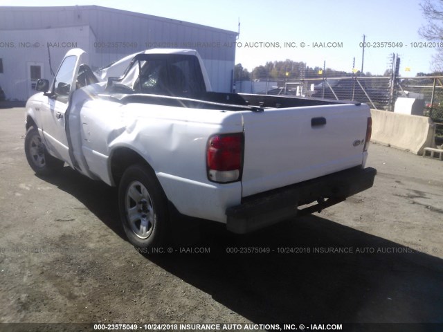 1FTYR10C0YTA18131 - 2000 FORD RANGER WHITE photo 3